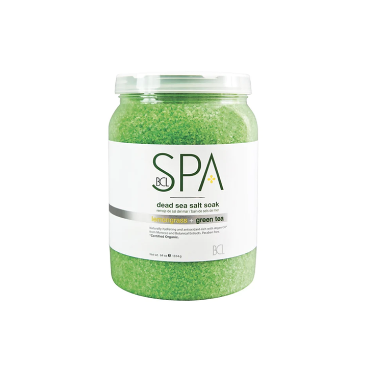 Dead Sea Salt Soak Lemongrass + Green Tea BCL SPA