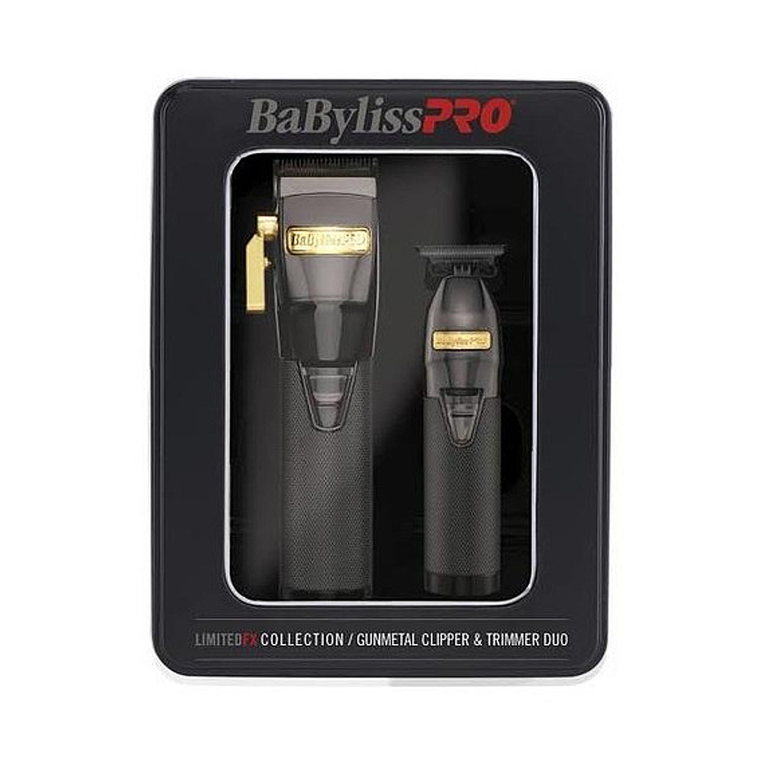 Clipper y Trimmer Recortadoras Gris Plomo Combo BaBylissPRO FXHOLPK2GMGES