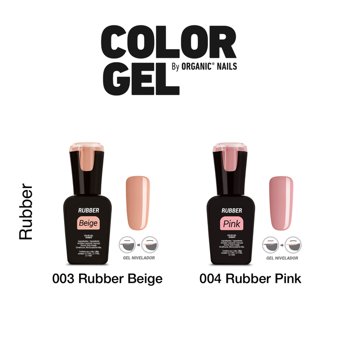 Color Gel 15 ml Rubber Organic Nails