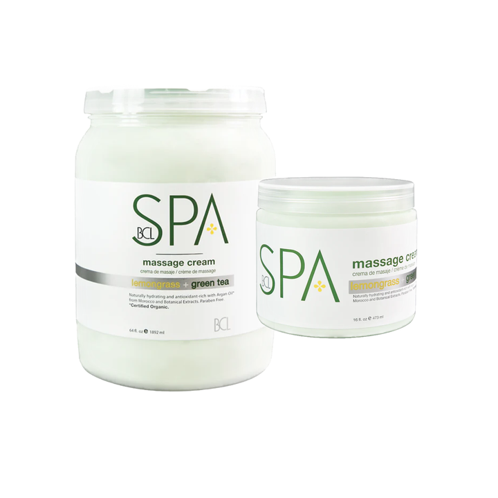 Massage Cream Lemongrass + Green Tea BCL SPA